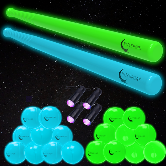 NITESPORT ULTIMATE COSMIC MVP GLOW IN THE DARK BASEBALL BUNDLE